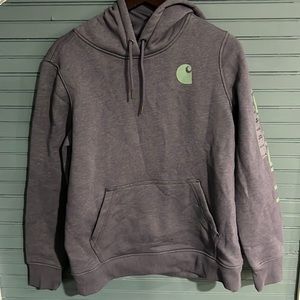 Carhartt navy fleece hoodie